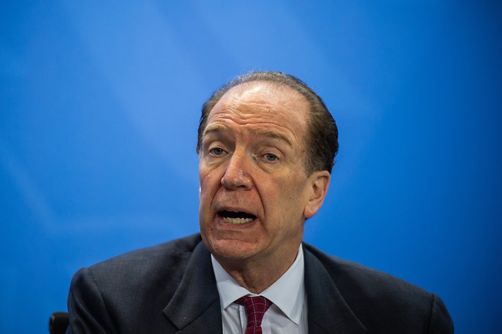 David Malpass va remettre son mandat de président de la Banque mondiale. © KEYSTONE/DPA/ARNE IMMANUEL BÄNSCH