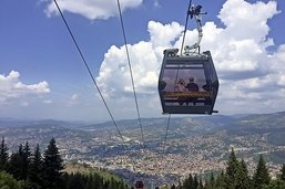 Evasion: Des virages olympiques devenus paradis des amateurs de tags à Sarajevo