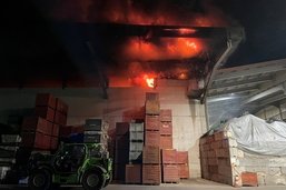 Début d'incendie à la déchetterie de Cressier