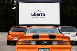 Le drive-in cinéma de la station de La Berra est de retour