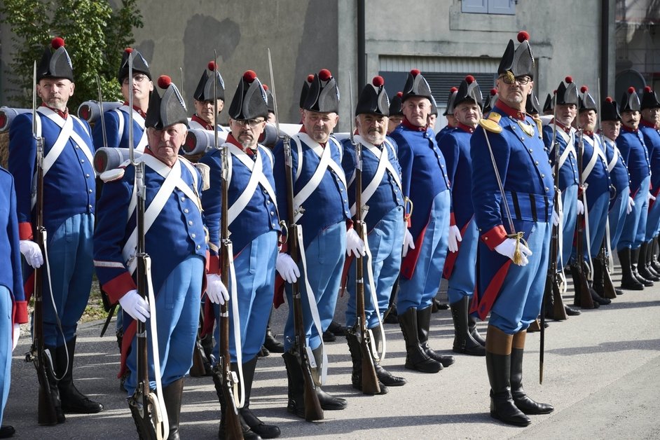 Nouveaux membres du Contingent des Grenadiers fribourgeois