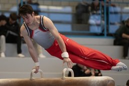Gymnastique: Axel Gobet et Justine Dousse champions fribourgeois