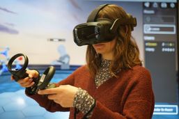 Salle de réalité virtuelle pour enseigner la chimie à Fribourg