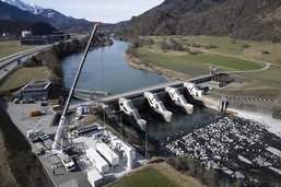 Six centrales hydroélectriques d'Axpo touchées par les inondations
